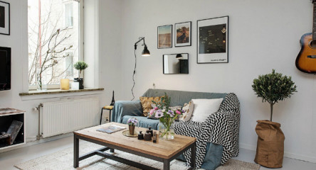 Căn hộ chỉ 47m2 nhưng nhìn đâu cũng đẹp, cũng yêu